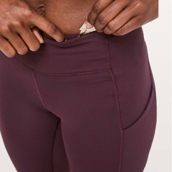 Lululemon Speed Up Tight *Full-On Luxtreme Brushed 28" Dark Adobe - Picture 6 of 10